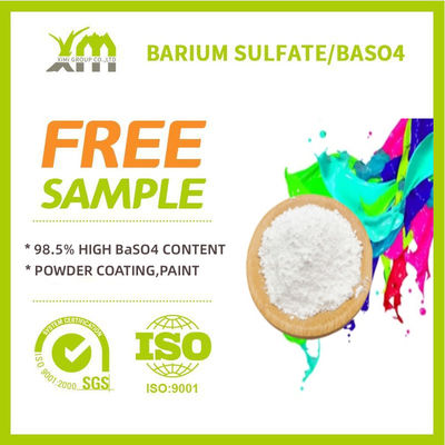 BaSO4 96 ขาว Barium Sulfate Powder สําหรับการเคลือบยางสี