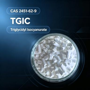 ที่เก็บในที่แห้ง สภาพสินค้า เรซินอีพ็อกซี่ TGIC ตัวเร่งปฏิกิริยา เหมาะสำหรับวัสดุคอมโพสิต รับประกันการแข็งตัวและความทนทานในระยะยาว